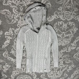 Eddie Bauer Women's Hooded Full-Zip Jacket Gray Size S Casual